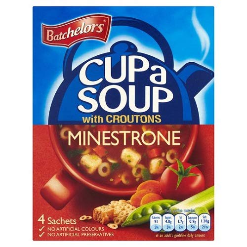 Batchelors Cup a Soup with Croutons Minestrone 94g (Pack of 3)