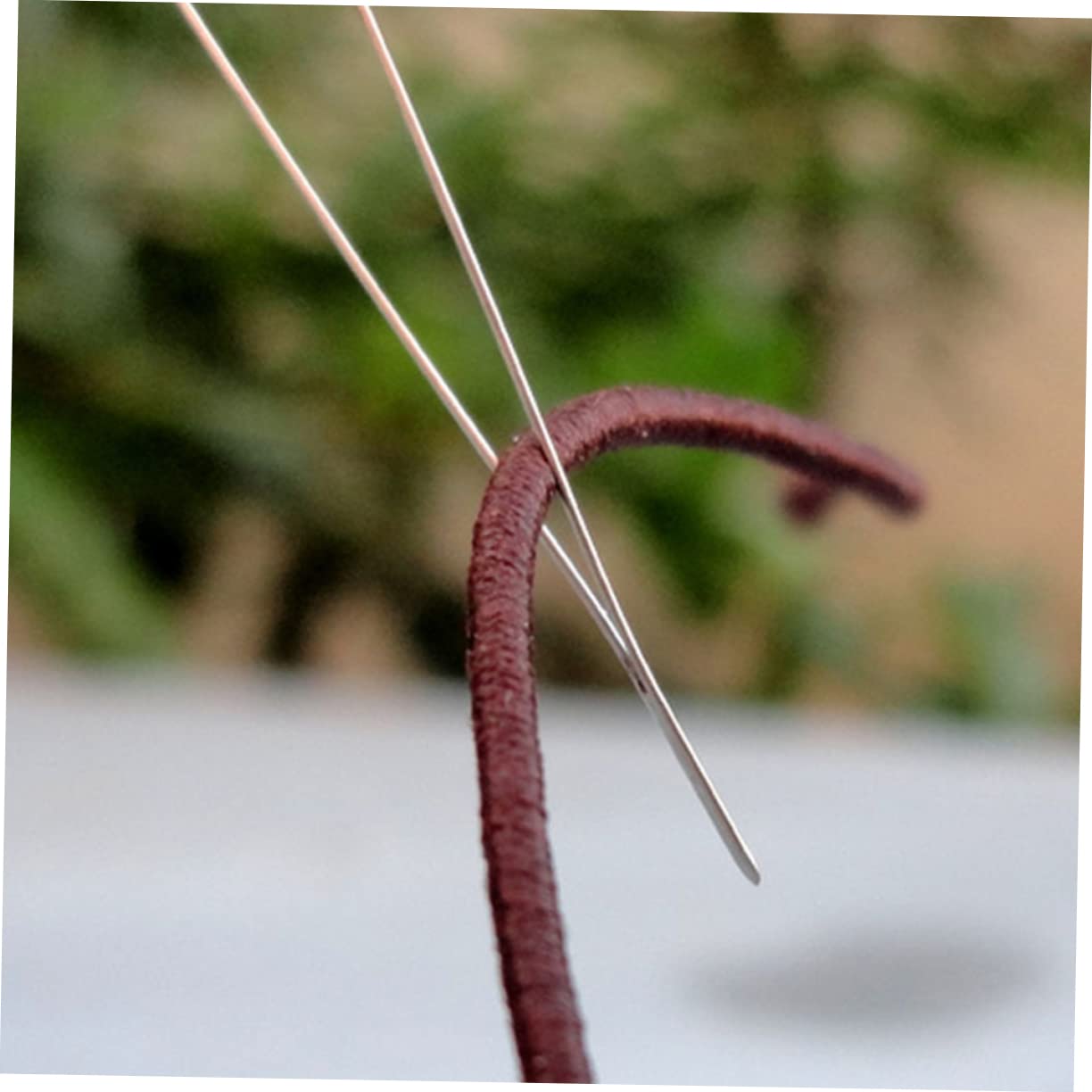 Beatifufu Stainless Steel Beading Needles Large Eye 10pcs Opening Needle for Beading DIY Hand Tool Perfect for Embroidery and Craft Sewing