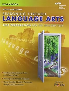 Paperback Steck-Vaughn Reasoning Through Language Arts Test Preparation for the 2014 GED Test Book