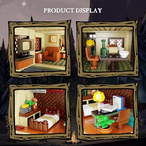 Gravity Fall House Building Sets,Mystery House Building Toys,Compatible with Lego,Collectible & Buildable Fun Model Toys, Collection Gift for 6+ Boys Girls Adults and TV Fans(965 PCS) - Image 3