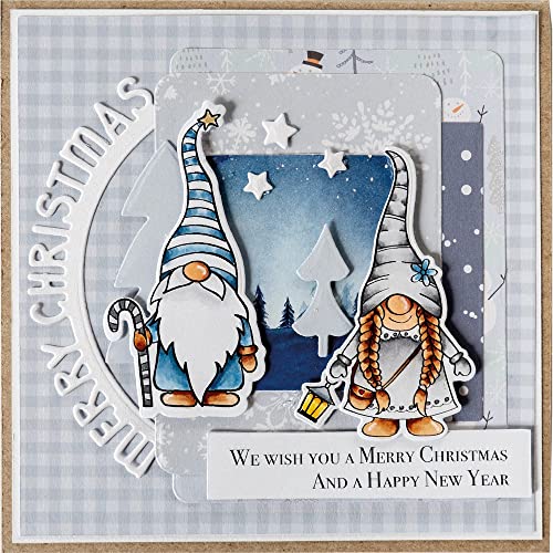 Marianne Design Clear, Mrs. Gnome, for Stamping Cardmaking Arts and Crafts Acrylic Block, Paper, Silicone, One Size - Image 3
