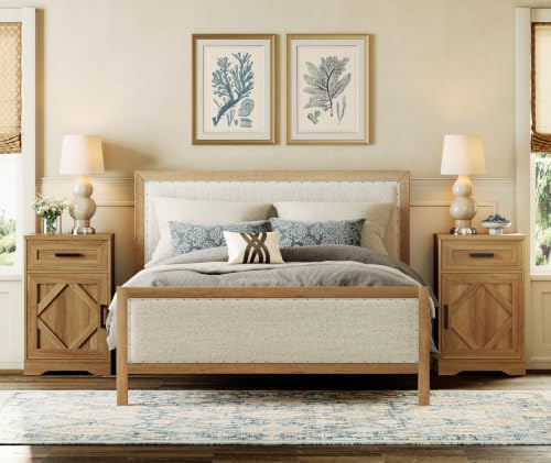Image of WAMPAT 32-inch Tall Farmhouse End Table Set of 2