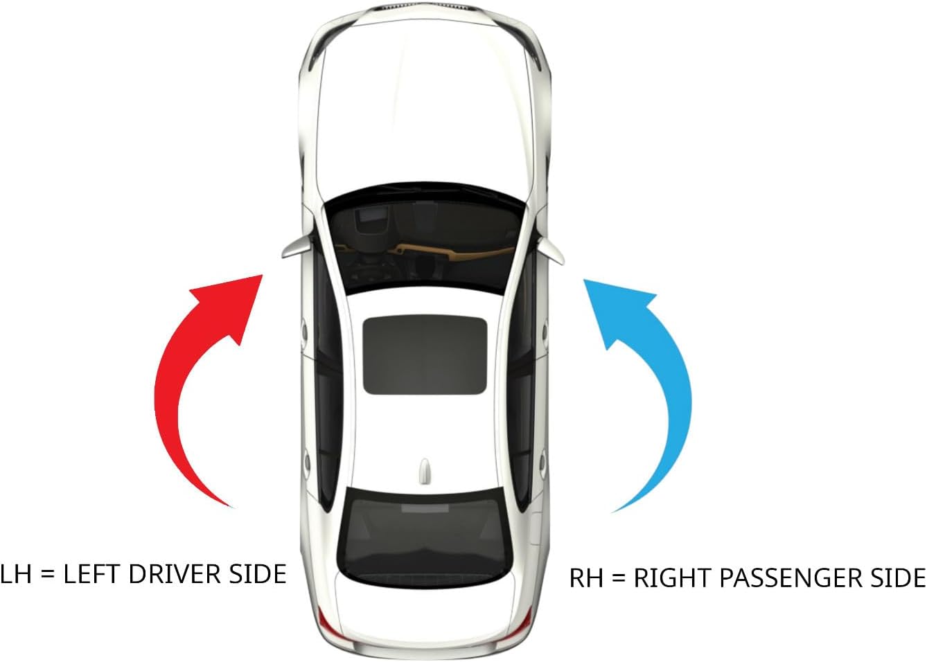 Fits 08-10 Vue 12-15 Captiva Sport Left Driver Side Mirror Glass Lens w/Silicone