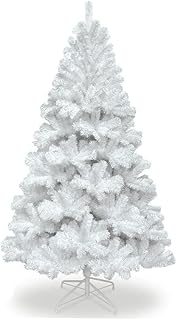 BPIL Large Colorado Pine Artificial Christmas Tree Tips with Metal Stand Beautiful Xmas Stackable Tree BLACK (Black, 6ft (700 Tips))