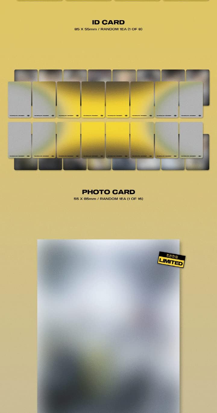 DREAMUS ATEEZ 'The World' EP.1 : Movement Album Diary CD & Poster Set+Lyrics+Photobook+Sticker+Id Card+Photocard (Track Sealed)