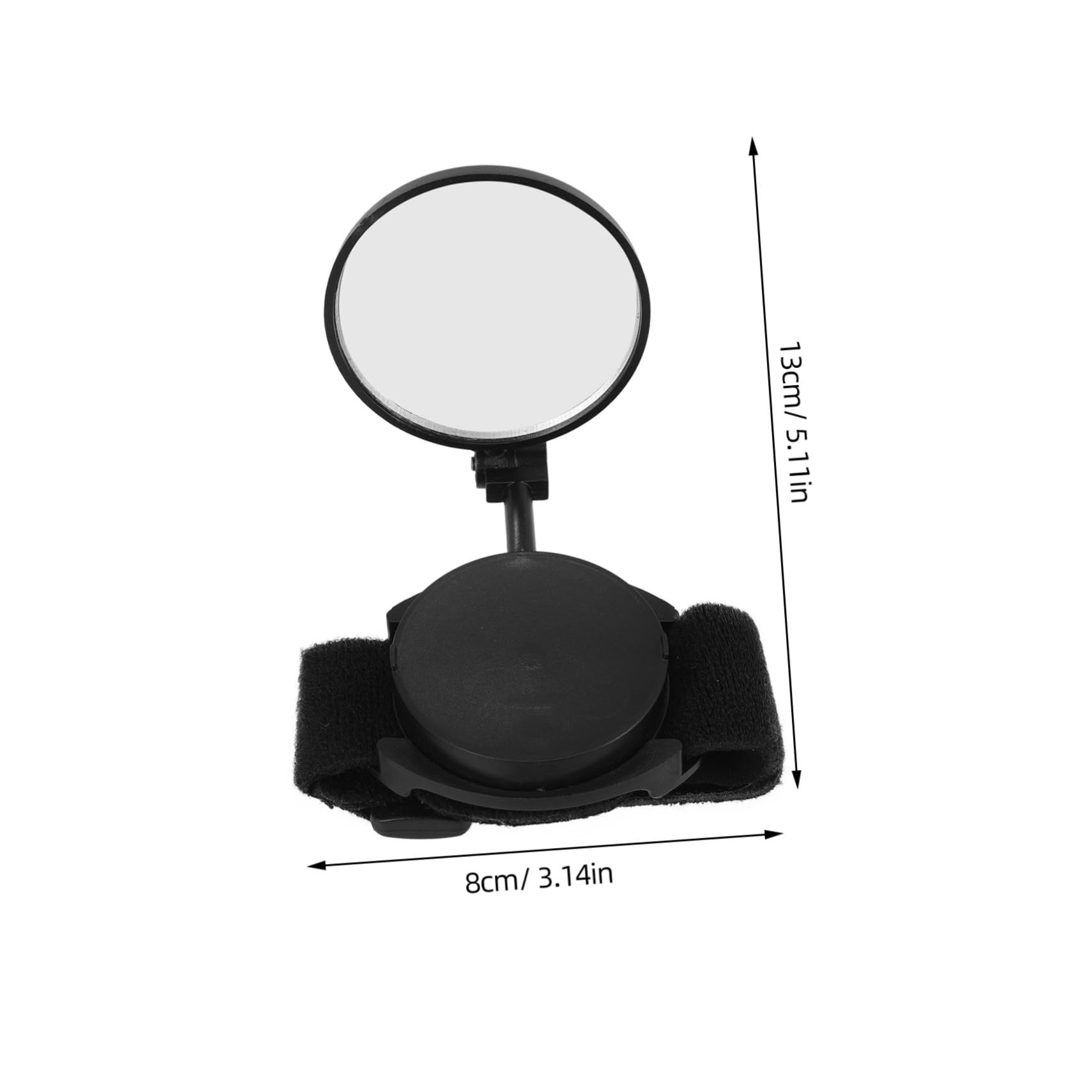 5 Piezas Retrovisor para Bicicleta con Rotación de Accesorio de Visibilidad para Urbano