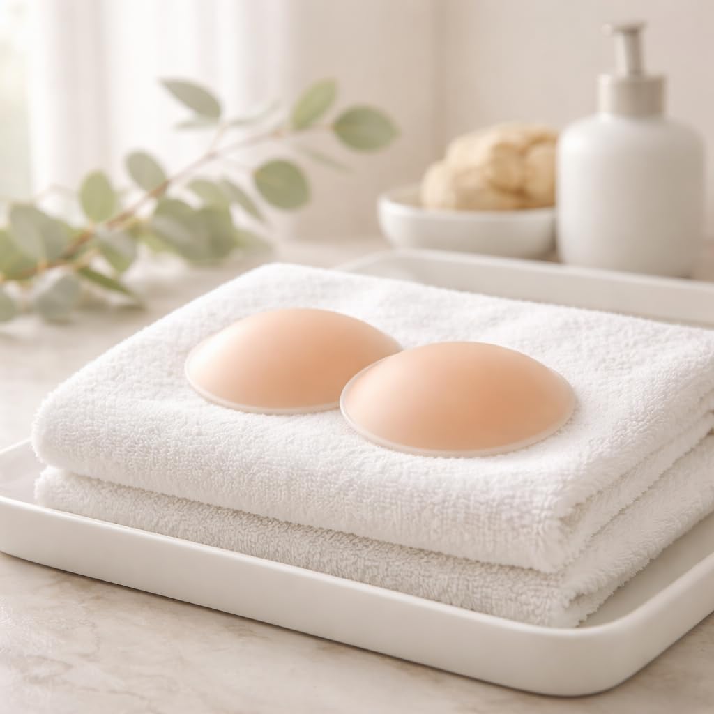 Silicone Nipple Covers for Women – Non-Adhesive, Ultra-Thin, Invisible, Reusable, Seamless, 6 Natural Shades - Image 2