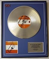 A Limited Edition Cd Platinum Disc Record Limited to only 50