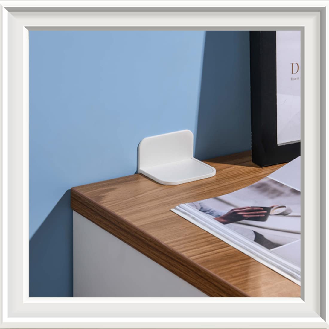 Correas para Muebles Antivuelco Fijaciones Antivuelco para Muebles—Soporte Antivuelco, Adjunto a la Pared para Fijar Mesas y Otros Muebles Pesados, Mantiene a los Niños Seguros, 4 Piezas, Blanco.