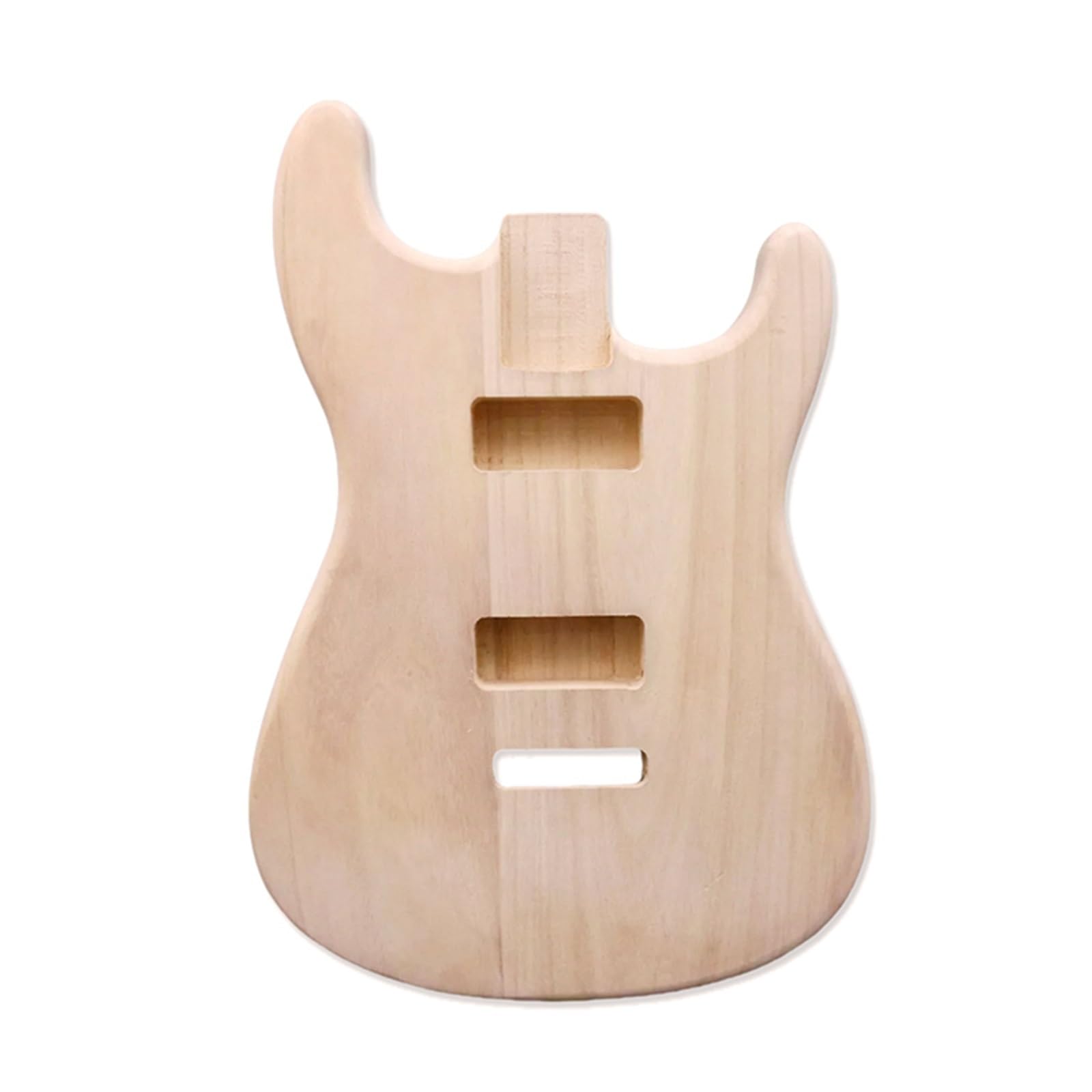 Gitara Elektryczna DIY Z Drewna Paulowni Półprodukty Do Instrumentów Zestaw Samodzielnego Montażu Korpusu Gitary