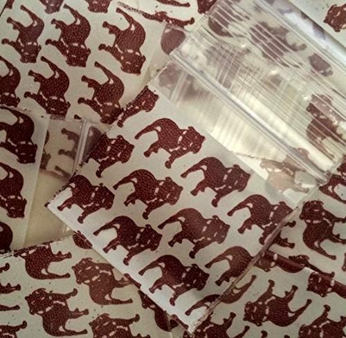 200-1.5" x 1.5" Top Dog Pit Bull Plastic Ziplock Baggies image 2