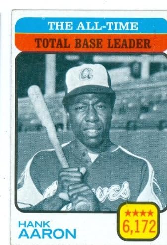 1973 Topps Baseball Card #473 Hank Aaron