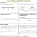 hykolity 10 Pack 4FT Linkable LED Utility Light Fixture, 4400lm, 42W, 5000K Daylight for Workshop, Garage, Hanging or Surface Mount, with Power Cord, ETL