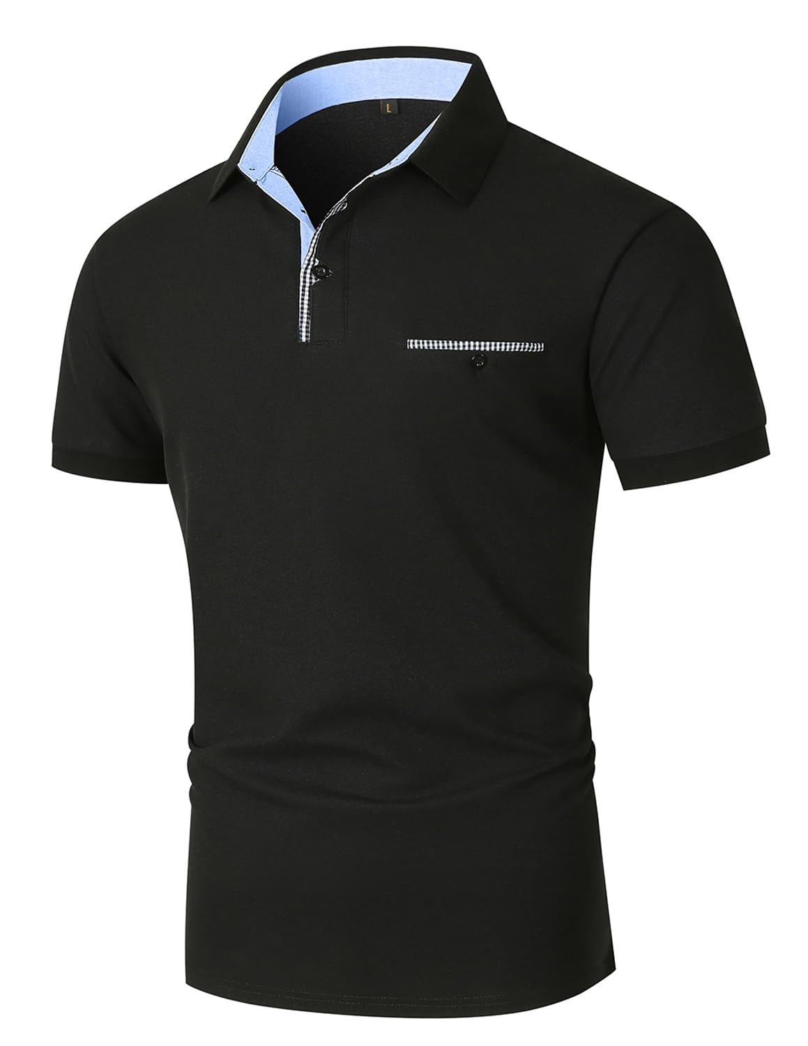 KUNJLELP Polo Uomo Manica Corta Ricamo di Giraffa Estive T-Shirt M-3XL Maglietta Camicia Abbigliamento da Lavoro
