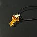 Cross Pendant Classic Natural Baltic Amber Handmade 23 Inches (Brown)