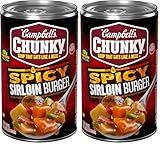 Campbell's Chunky Soup, Spicy Sirloin Burger Soup, 18.8 Ounce Can (Pack of 2)
