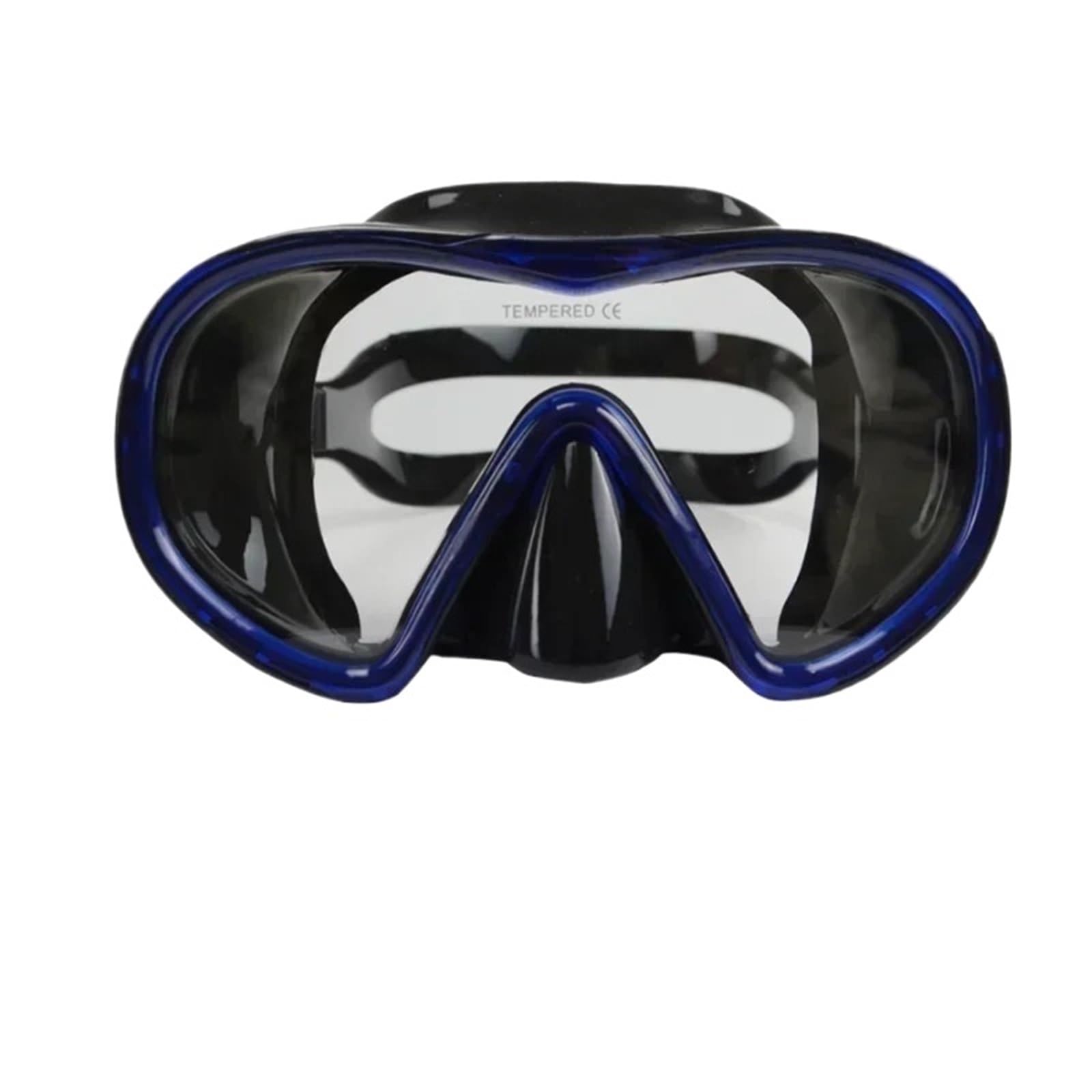 Masque Masque plongée Masque de plongée Transparent à Faible Volume pour Adulte avec Verre trempé pour apnée et plongée en apnée en Silicone Noir sous-Marin