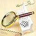 Magnifying Glass 6X Magnification Magnifier Handheld Magnifier for Science, Reading Book, Inspection