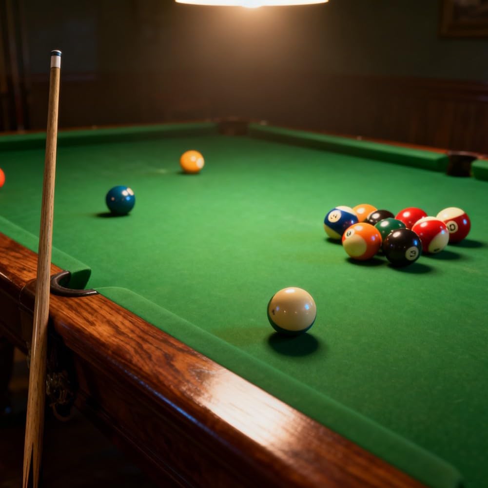Tovaglia da biliardo professionale in feltro pettinato, 2,8 m x ,6 m, rotolo veloce liscio per tavoli da biliardo da 2,7 m, per casa, bar, sala giochi