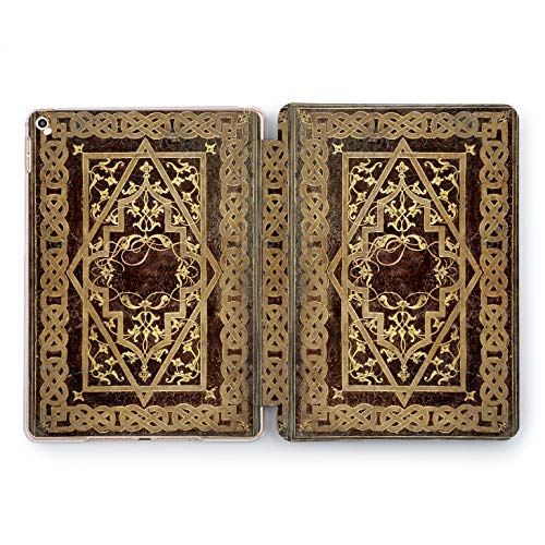 Wonder Wild Ancient Book Custom Initials iPad 5th 6th Generation Mini 1 2