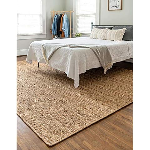 The Knitted Co. Braided Jute Area Rug 6x9 Feet Cover