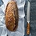 Messermeister Oliva Elite 9” Scalloped Bread Knife - Fine German Steel Alloy Blade & Natural Mediterranean Olive Wood Handle - Rust Resistant & Easy to Maintain