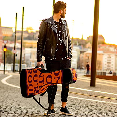 Housse imperméable pour guitare acoustique avec double bandoulière et poche Motif lettre inspirante, Multicolore 06, 42… - Les Beatles, Paul McCartney, John Lennon, RIngo Starr, George Harrison Housse imperméable pour guitare acoustique avec double bandoulière et poche Motif lettre inspirante, Multicolore 06, 42… – Image 7