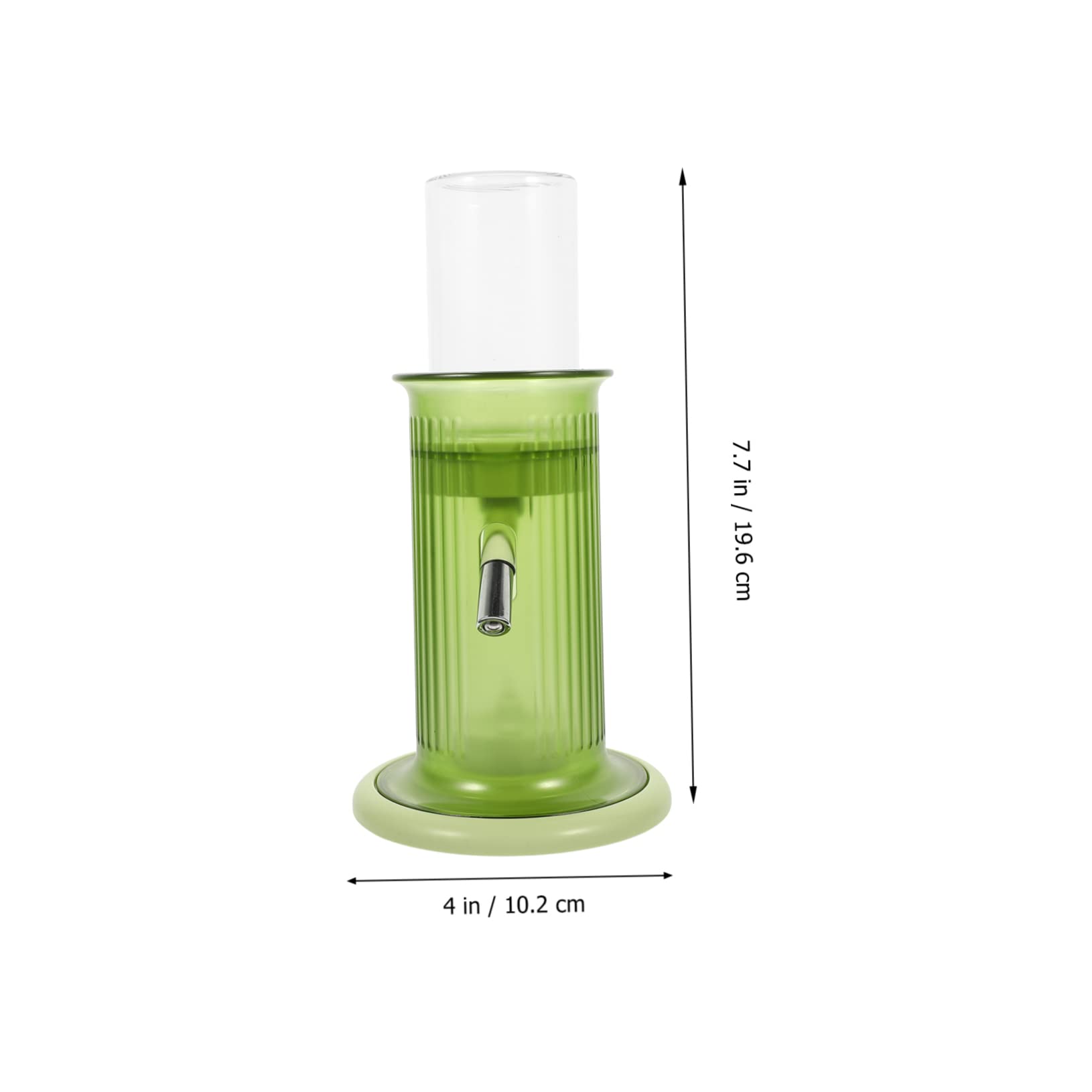 Toyvian Biberon Polypropylène Verre et Anti-Fuite en Utiliser Facile Vert pour Hamster Petits Animaux en Cage Quotidien