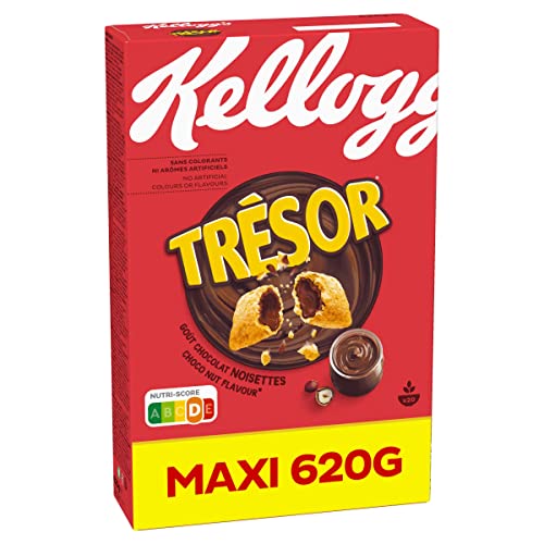 Tresor Kellogg's Treasure - Cereal de chocolate con avellanas 620 g