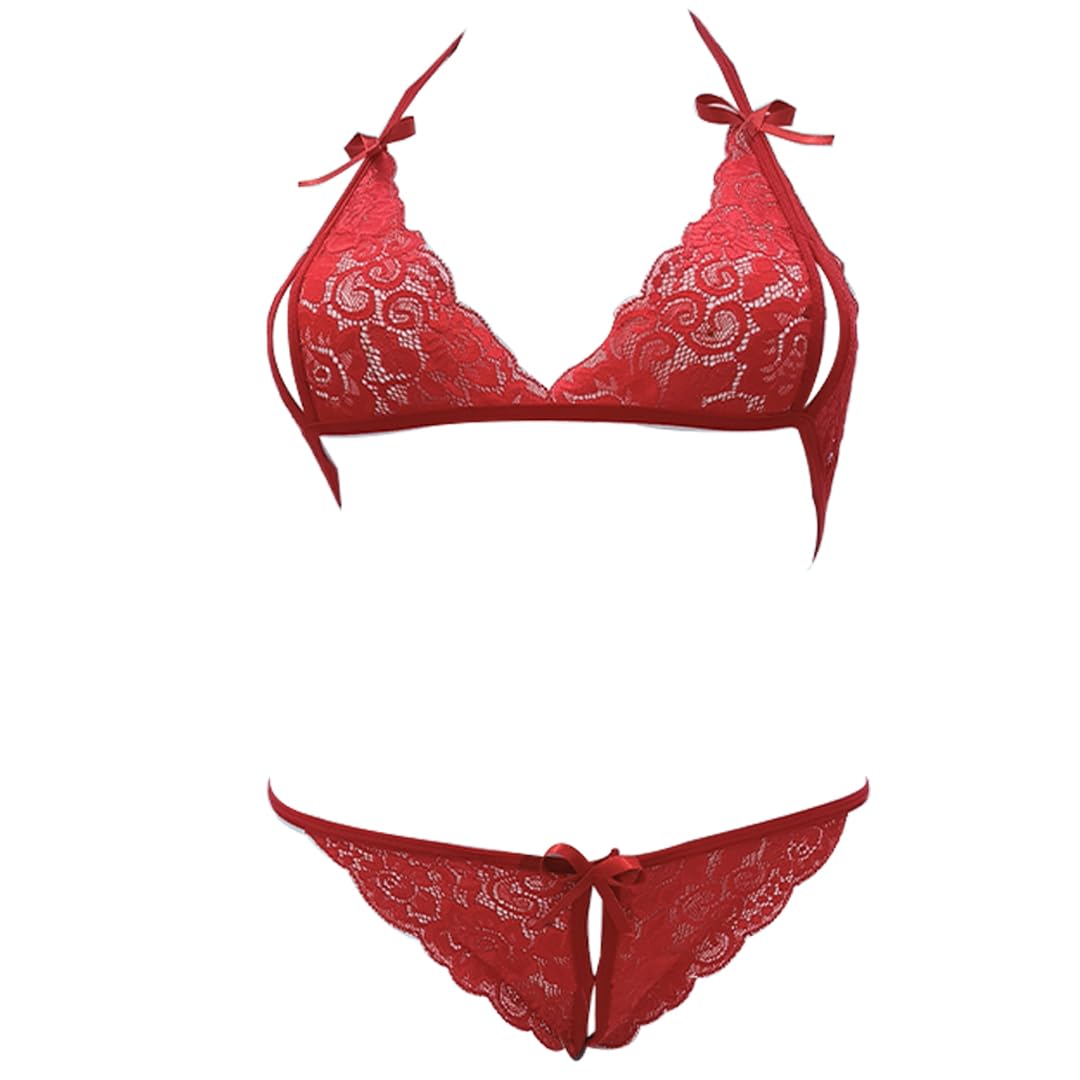 Xivir Women Nylon Blend Valentine Specialdoll Bikini Set| Non-Padded Bra & Panty|Nightwear/Lingerie/Negligee |Hot & Sexy For Couples Honeymoon/First Night/Anniversary |For Female. Red, Free Size Xivir Women Nylon Blend Valentine Specialdoll Bikini Set| Non-Padded Bra & Panty|Nightwear/Lingerie/Negligee |Hot & Sexy For Couples Honeymoon/First Night/Anniversary |For Female. Red, Free Size