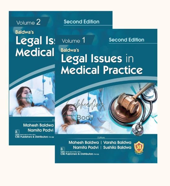 Image of LEGAL ISSUES IN MEDICAL PRACTICE, 2 /E, VOLUMES 1 AND 2 SET - 2025