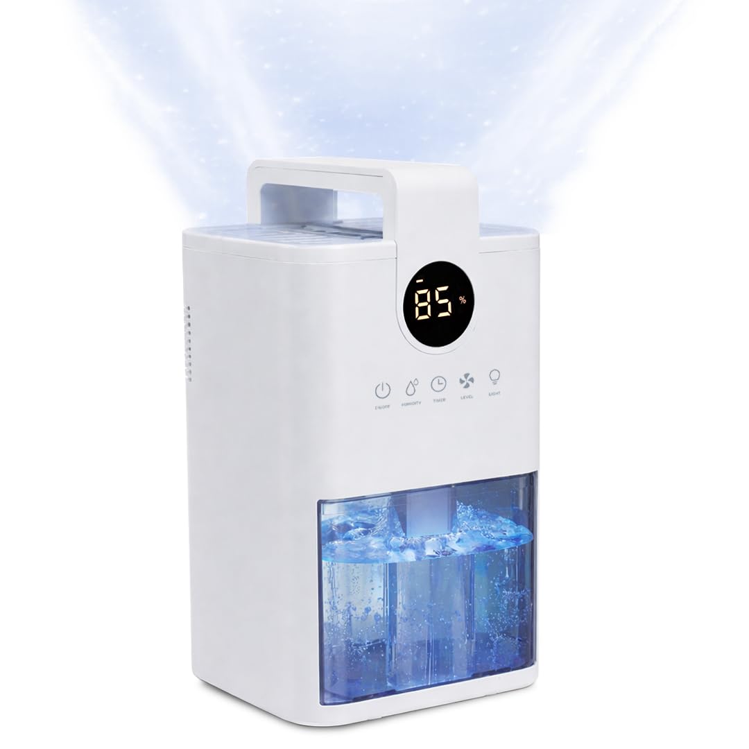NexLev Dehumidifier for Room Moisture Absorption | 1000ML Tank | Ideal for Mold & Moisture Removal |For Room Wardrobe Kitchen Office| Auto Shut-Off Function| Preset Timer & Humidty Control | DH-01-picture-24