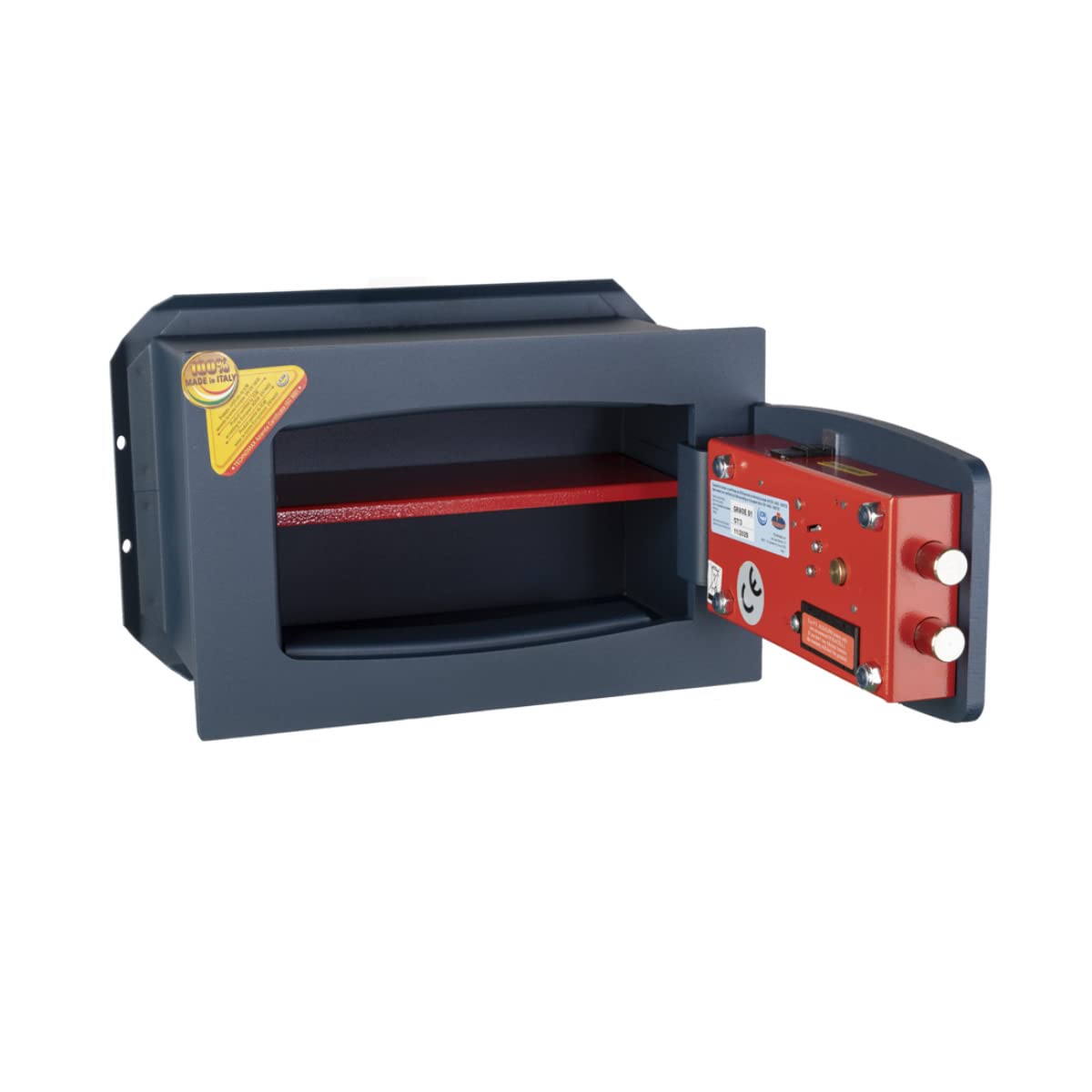 Technomax, Cassaforte a muro, Serie Gold Trony modello GT/3BP, Apertura a combinazione elettronica digitale con chiave d'emergenza, Dimensioni mm. 210 (H) x 340 (L) x 150 (P)