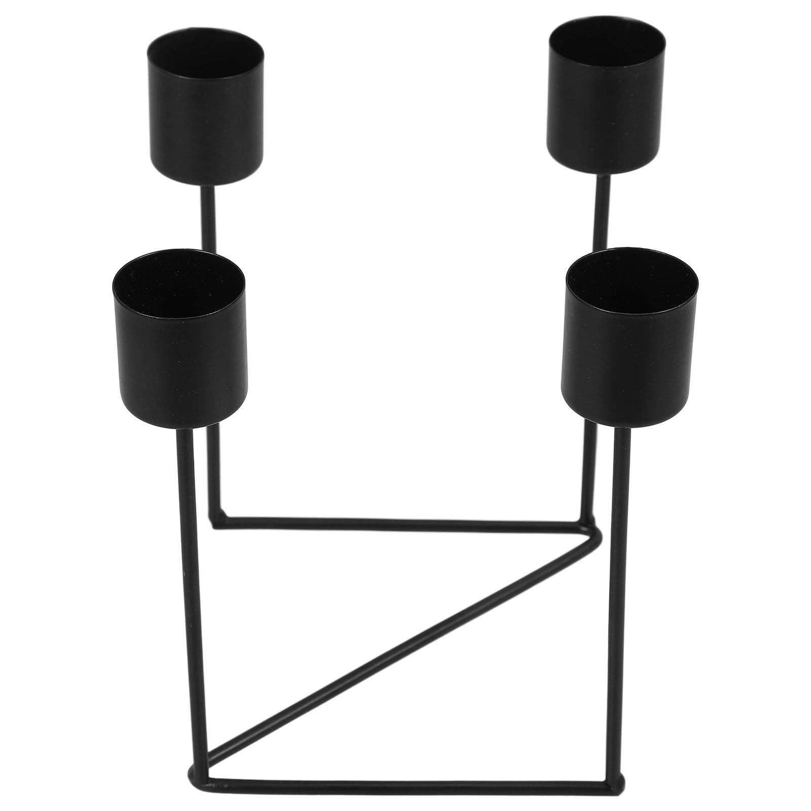 Toyvian 4 Stück Weihnachtlicher Adventskerzenhalter aus Eisen für | Antiker Retro Vintage Stil, für Bankett und Tischmitte, ein Stück, Saisonale Weihnachtsdeko