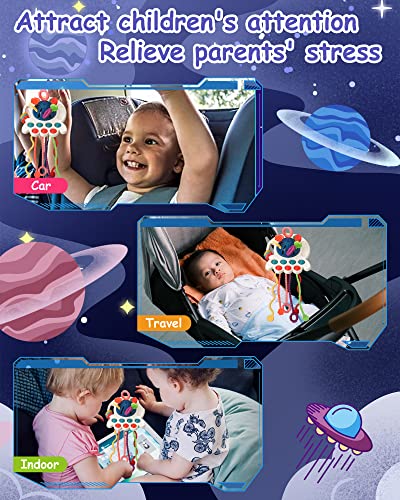 Montessori Toys For 1 Year Old, Baby Sensory Toys 6-12-18 Months, Octopus Silicone Pull String Learning Toys, Bath Travel Teething Toys For Toddlers 1-3, Christmas Birthday Gifts For Boys And Girls #TOP5