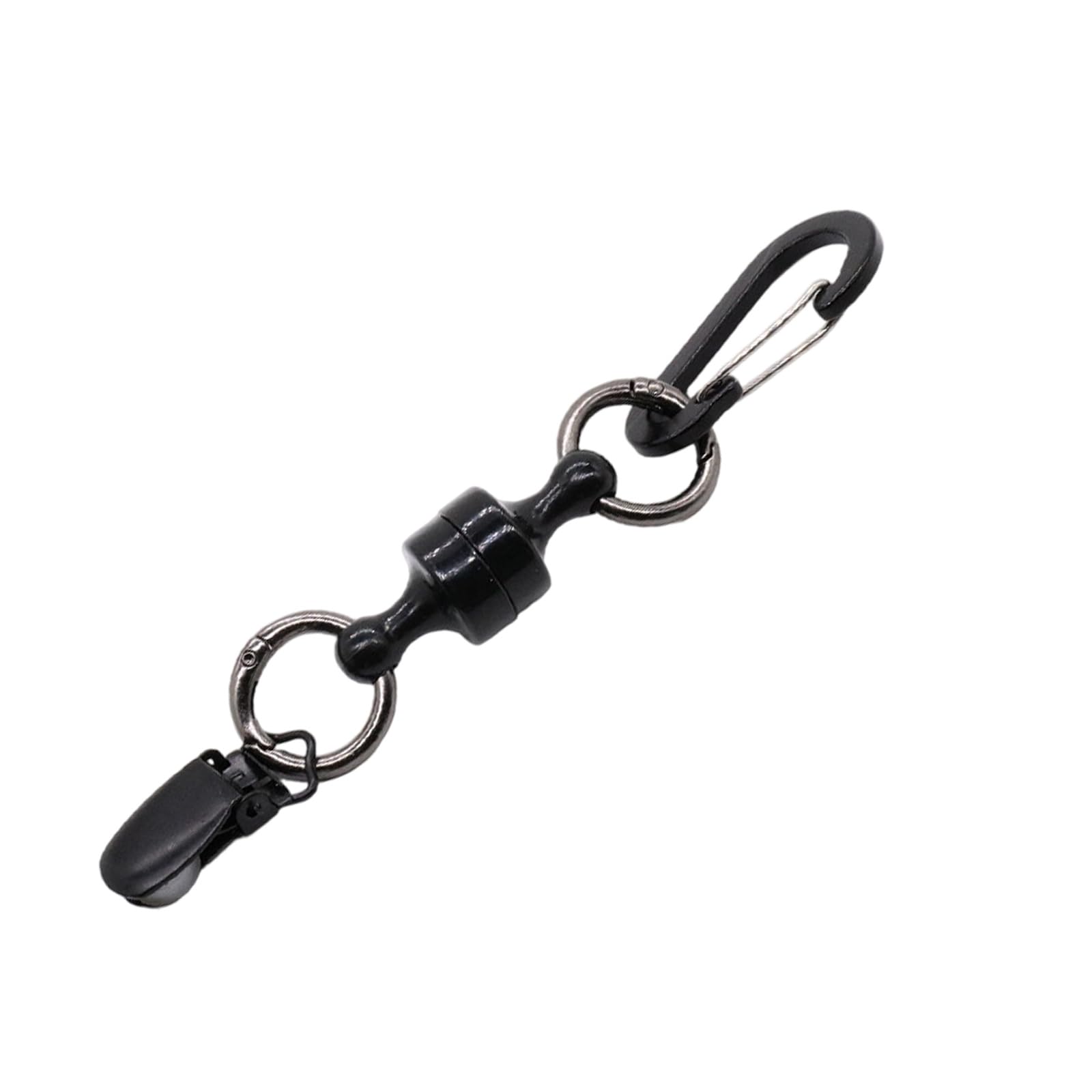 QIAOLIDA Carabiner Clip Heavy Duty Detachable Keyring Quickly Release Keychain Clip For Outdoor Gears Enduring