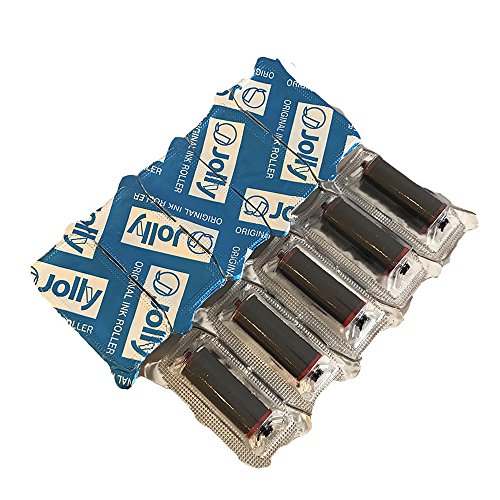 Juego de 5 rodillos de pintura para etiquetadora de precios de Jolly