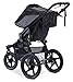 BOB Revolution PRO Jogging Stroller - Up to 75 Pounds - UPF 50+ Canopy - Easy Fold - Adjustable Handlebar with Hand Brake, Black