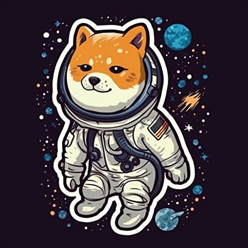 Image of Yoonek Graphics Shiba Inu Dog Vinyl Decal Sticker for Car, Laptop, Tumbler, More. #001585