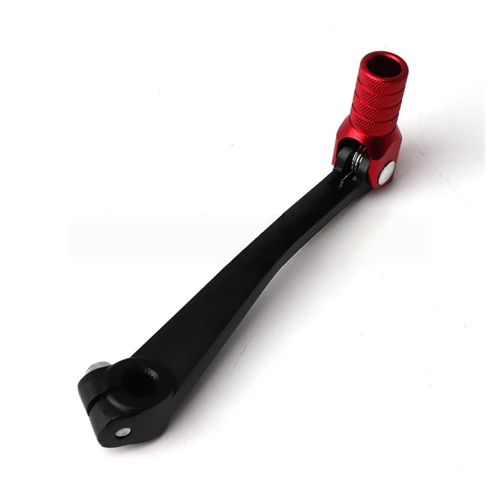 Lbcsrmh Black-Red Motorcycle Gear Lever Folding Gear Shift Lever Motorcycle Shifter Start Levers Parts Accessories Fits For Kayo Bosuer 110Cc-250Cc Pit Bikes(Black-Red)