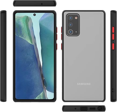 Miniatura 6 de Funda para Samsung Galaxy Note 20 Ultra Slim a prueba de golpes Defiende de golpesarañazosdeslizamientohuellas dactilares translúcido PC duro parte