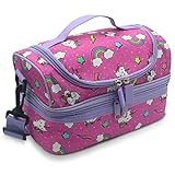 🎁REGALO IDEAL: el organizador de almuerzo para niñas y niños es una maravillosa bolsa de almuerzo para niños para la escuela, viajes, juegos al aire libre, picnic y uso diario. Una bolsa de almuerzo tan adorable que es perfecta para niños y niñas pequeños que son ingenuos y lindos. Es un gran regalo para el Día del Niño, Cumpleaños, Navidad, Día de Acción de Gracias, Nuevo Semestre.