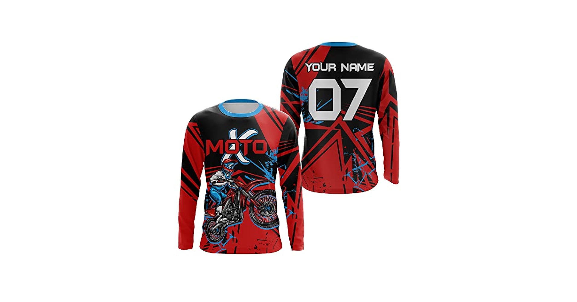 Amazon.com: PIONAMZIOZ Custom Motocross Jersey Youth Men