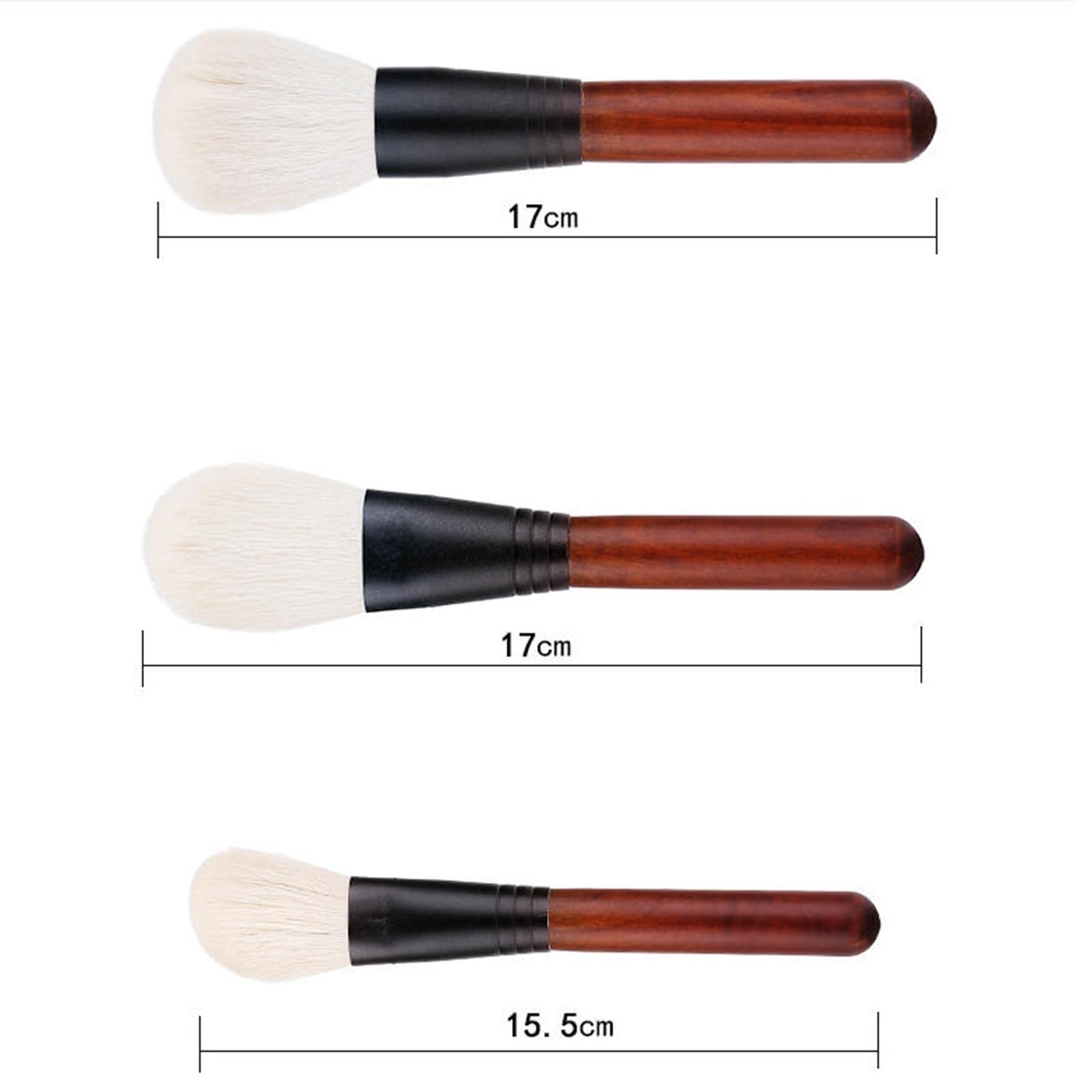 Make-up Pinsel Set 26-tlg. Make-up-Pinsel, komplettes Paket aus weichem Haar, Puder, Lidschatten Professional