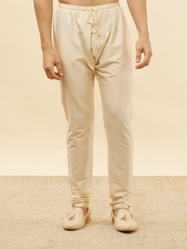 Manyavar Men Blended Cotton Printed Kurta Pyjama Set 5