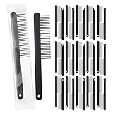 Lomgwumy Schwarze Haarkämme, einfach und modisch, geeignet für Hotels, Reisen, Zuhause, Unterstände, Obdachlose, Pflegeheime, Wohltätigkeitsorganisationen, 120 Stück