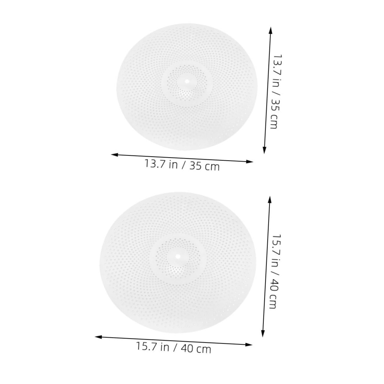 SUPVOX Piatti Silenziosi e Leggeri per Batteria in Lega Argento Set 2 Pezzi Riduzione Rumore Accessori Musicali per Jazz e Performance Acustiche