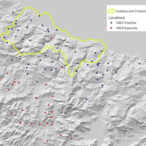 Locations in the Vostitsa Landscape