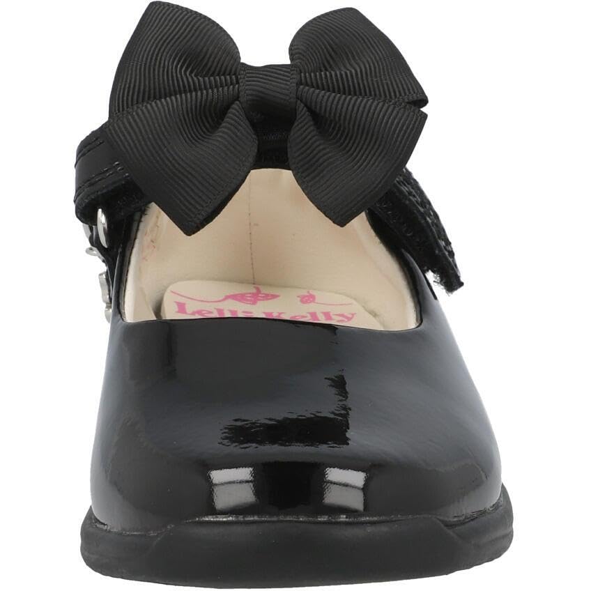 Izzy School Dolly Black Girls Patent Shoes with Detachable Charm Bracelet2