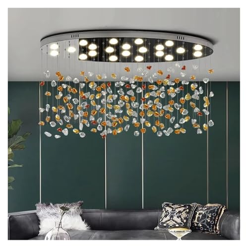 Modern LED Crystal Chandelier Restaurant and Kitchen Lighting Designer Art